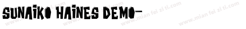 Sunaiko Haines Demo字体转换